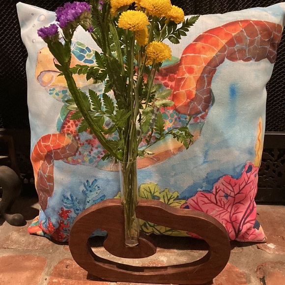 NEW HANDCRAFTED WOOD UNIQUE PLANTER OR Decorative piece by piperpond furniture - Picture 2 of 9